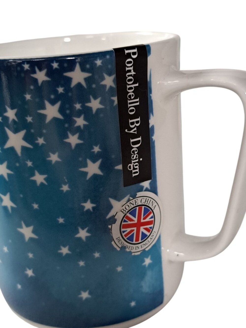 Portobello by Design Stars graduated blue Bone China Mug Cup - Picture 5 of 11